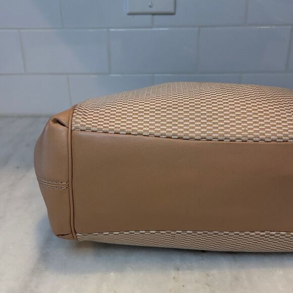 Coach Lexy Jacquard Canvas & Leather Shoulder Bag - Picture 8 of 16